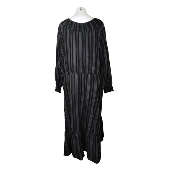 Terra and Sky Womens 4X Tiered Peasant Maxi Dress - Picture 2 of 8